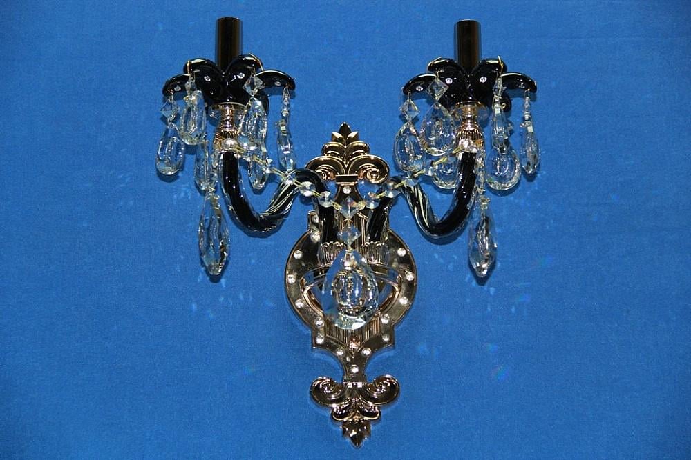 Бра свічка Ray B77015/2W FGD+BK+WT (IR005394)