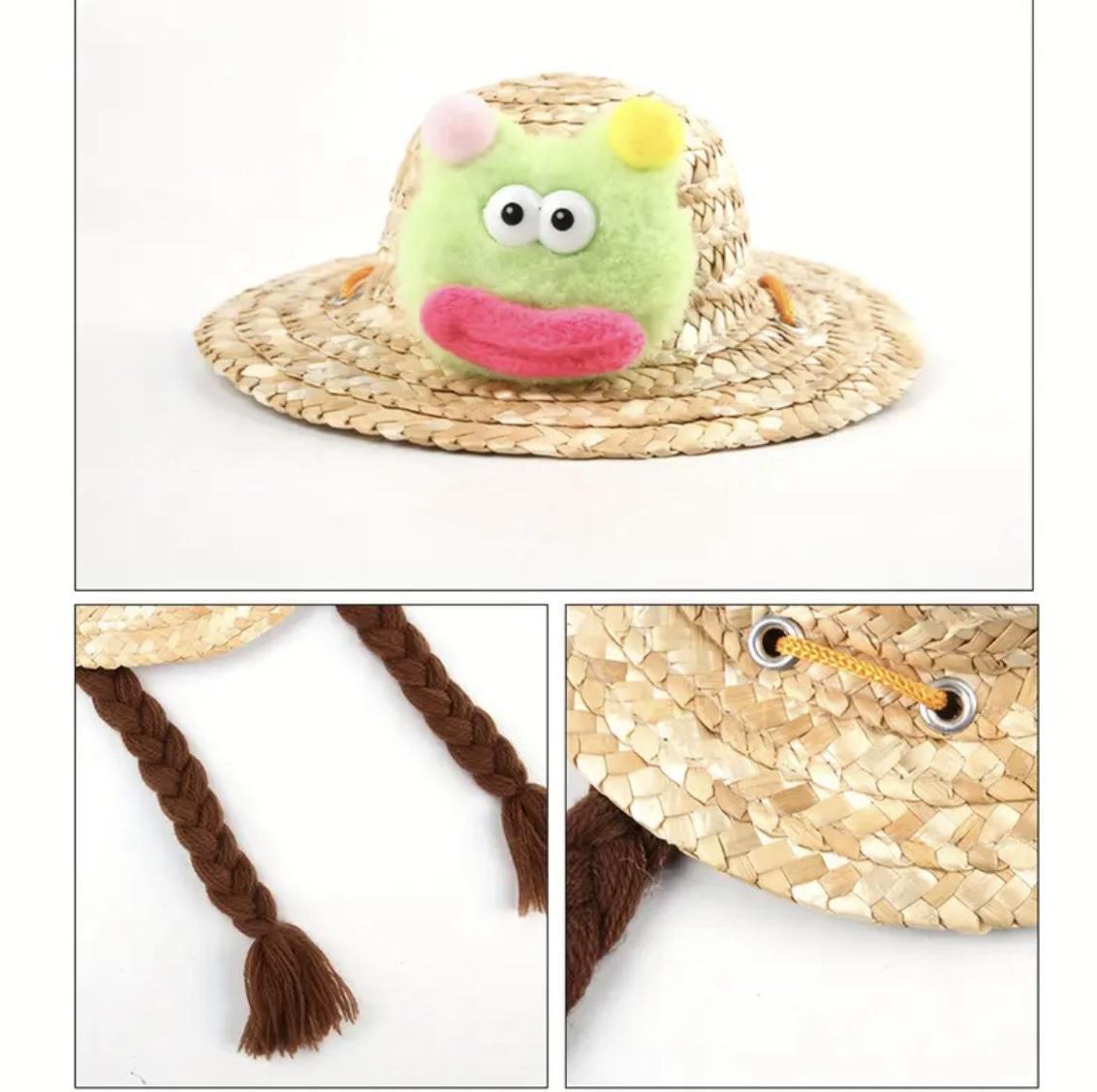 Шляпа для собак и кошек Smile соломенная S (5465465) - фото 3 Шляпа для собак и кошек Smile соломенная S (5465465) - фото 3