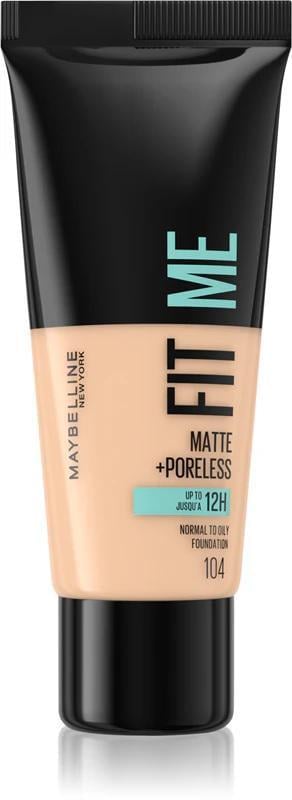 Тональный крем матовый Maybelline FIT ME! 30 мл №104 Soft Ivory (381649)