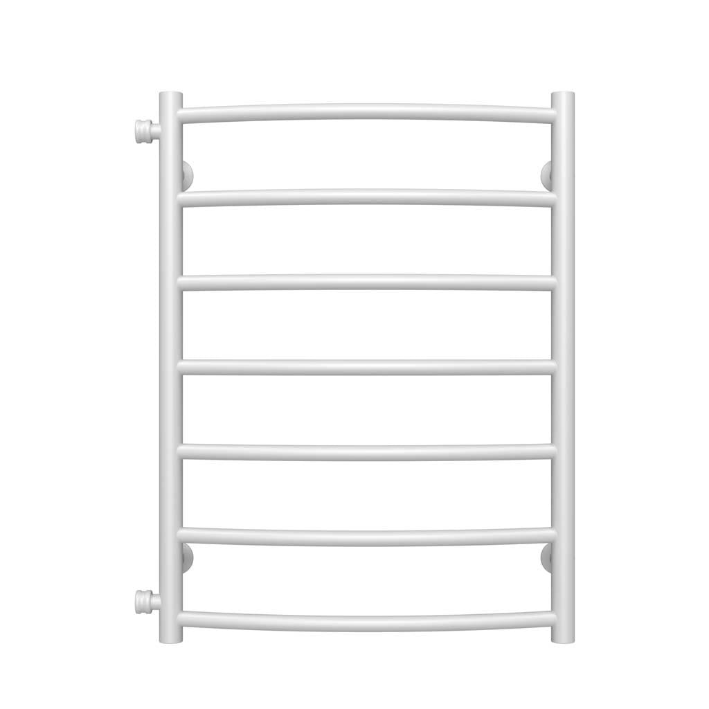 Рушникосушарка водяна Deffi Класік П7 бокове ліве підключення нержавіюча сталь 500х700 мм Білий (C.DK.70.50.7.W.B)