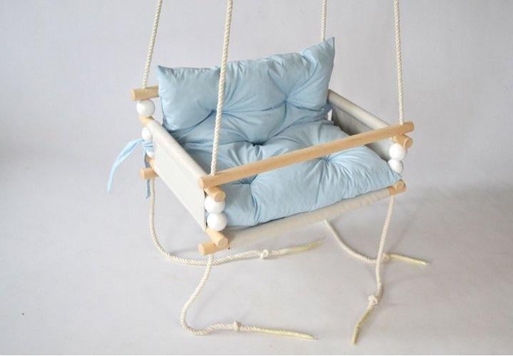 Детская качеля Infancy Маршмелоу с подушками Молочный (5748071)