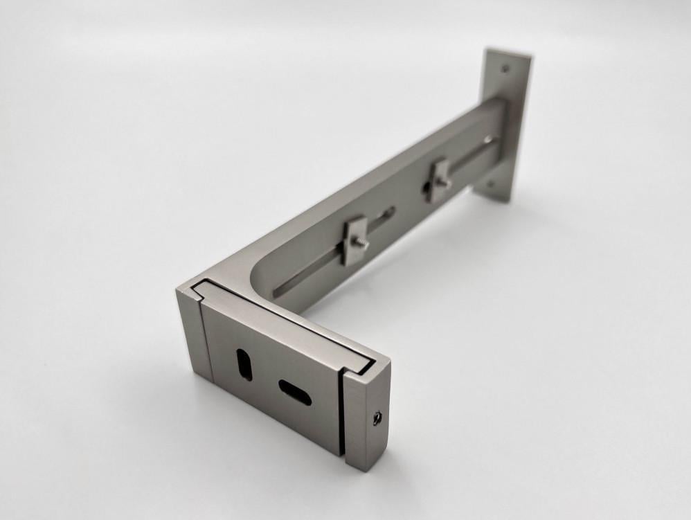 Кронштейн Quadrum Топлайн light двойной 18 см сталь матовая