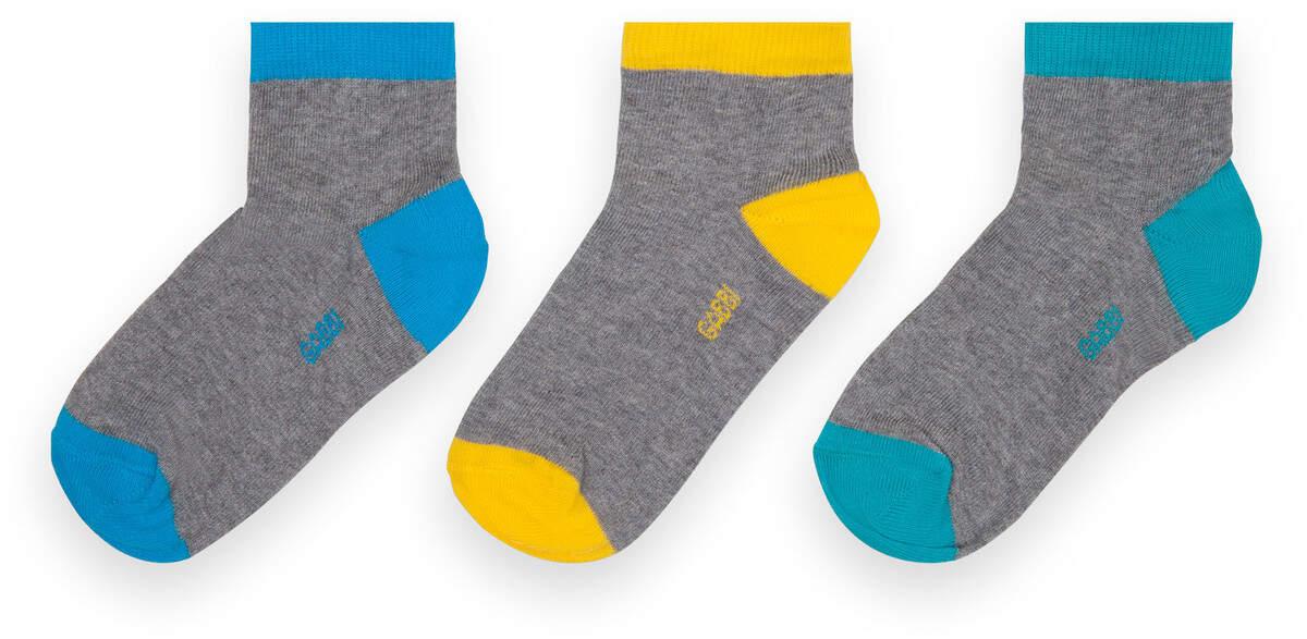 Шкарпетки дитячі бавовняні демісезонні для хлопчика Gabbi NSМ-212 р. 14-16 6 пар (90212)