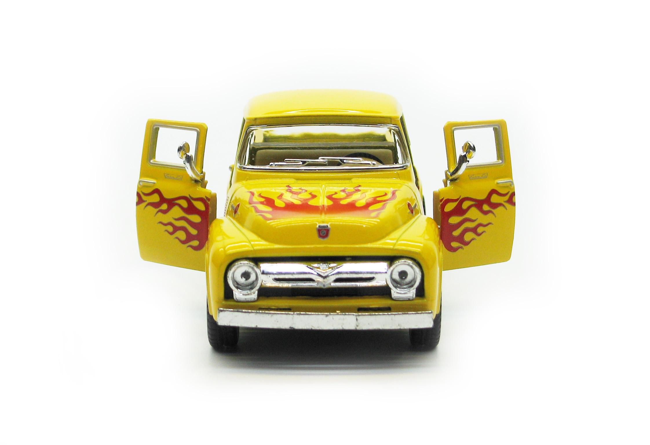 Машина металлическая KT5385F Ford F-100 Pickup with printing 1956 - фото 8 Машина металлическая KT5385F Ford F-100 Pickup with printing 1956 - фото 8