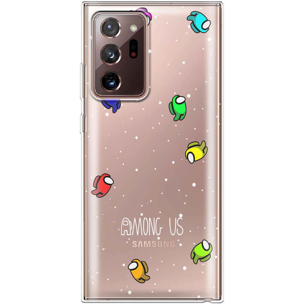Чехол Boxface Samsung N985 Galaxy Note 20 Ultra Among Us Invisible Прозрачный силикон (40573-bk76-40573)
