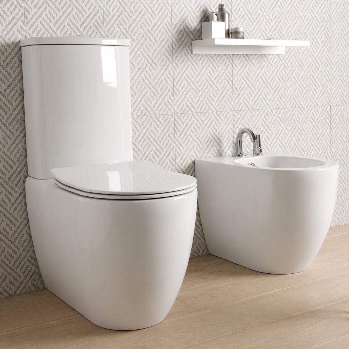 Чаша унитаза Bathco Ibiza без сидения Белый глянцевый (LKMBL000)