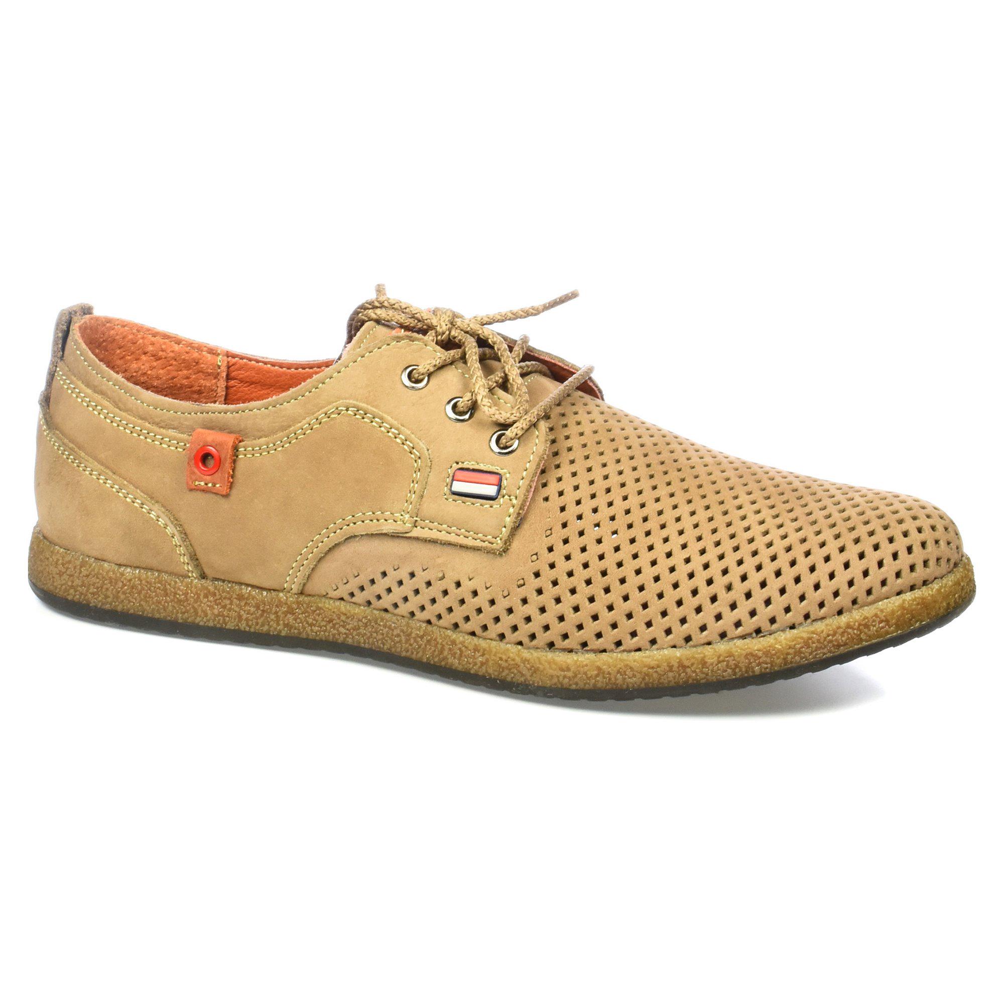 Туфли мужские весенние повседневные Konors р. 41 Бежевый (8950-41)