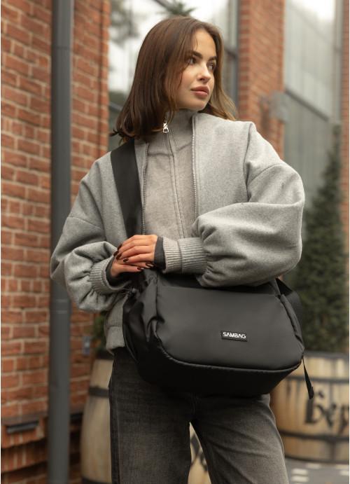 Женская тканевая сумка Sambag Черный (7320321325)