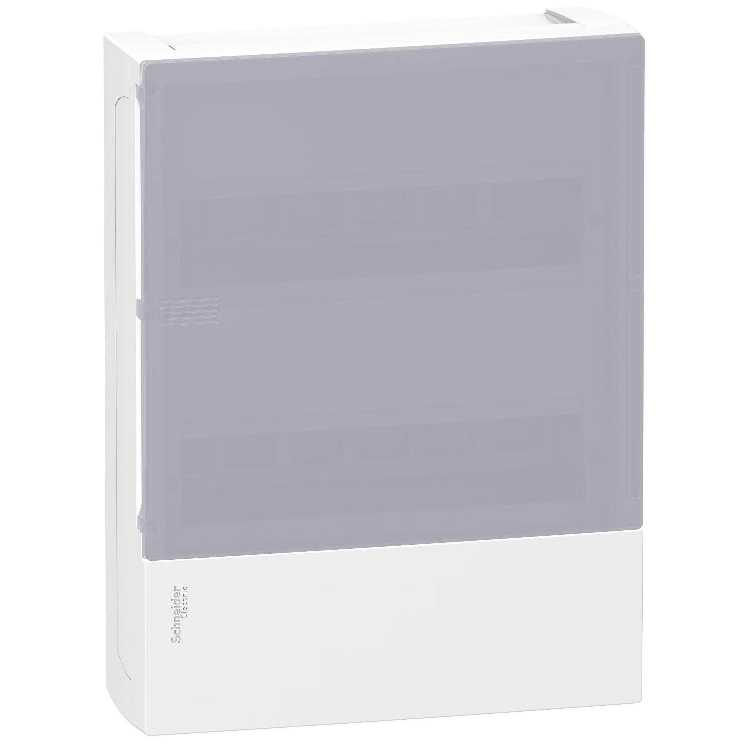 Щит навесной Schneider Electric Resi9 Mini Pragma 2 ряда 24 модуля с полупрозрачной дверью (MIP12212T)