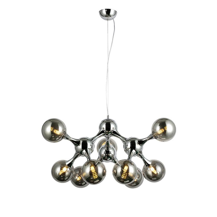 Люстра молекула подвесная 7529816-9 CR/BK Хром/Черный - фото 2 Люстра молекула подвесная 7529816-9 CR/BK Хром/Черный - фото 2
