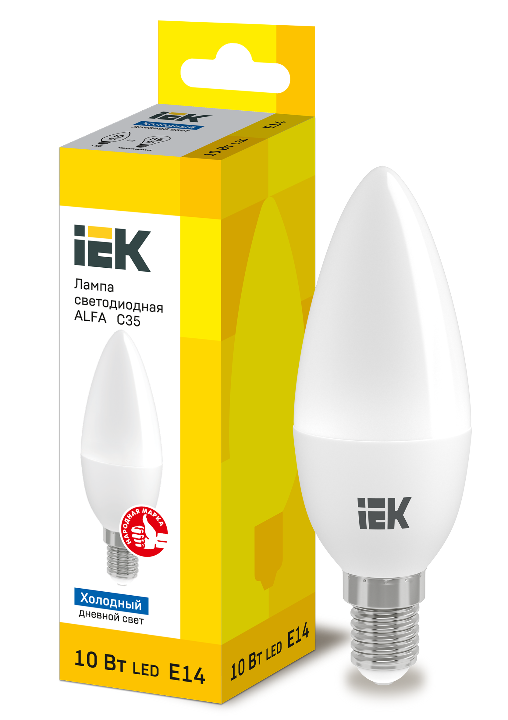 Лампа світлодіодна філаментна УЕК alfa C35 свічка 10V 220W 900lm 6500К E14 37х100 мм (LLA-C35-10-230-65-E14) - фото 1 Лампа світлодіодна філаментна УЕК alfa C35 свічка 10V 220W 900lm 6500К E14 37х100 мм (LLA-C35-10-230-65-E14) - фото 1