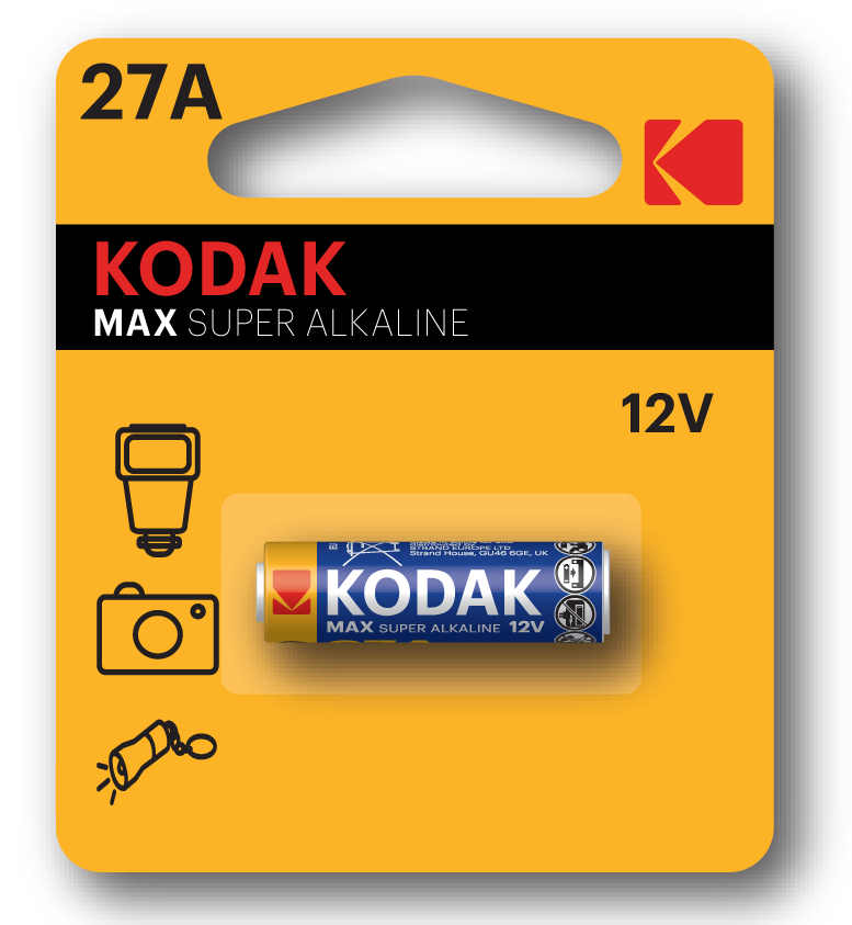 Батарейка A27 Kodak MAX 12v Alkaline (35320899)