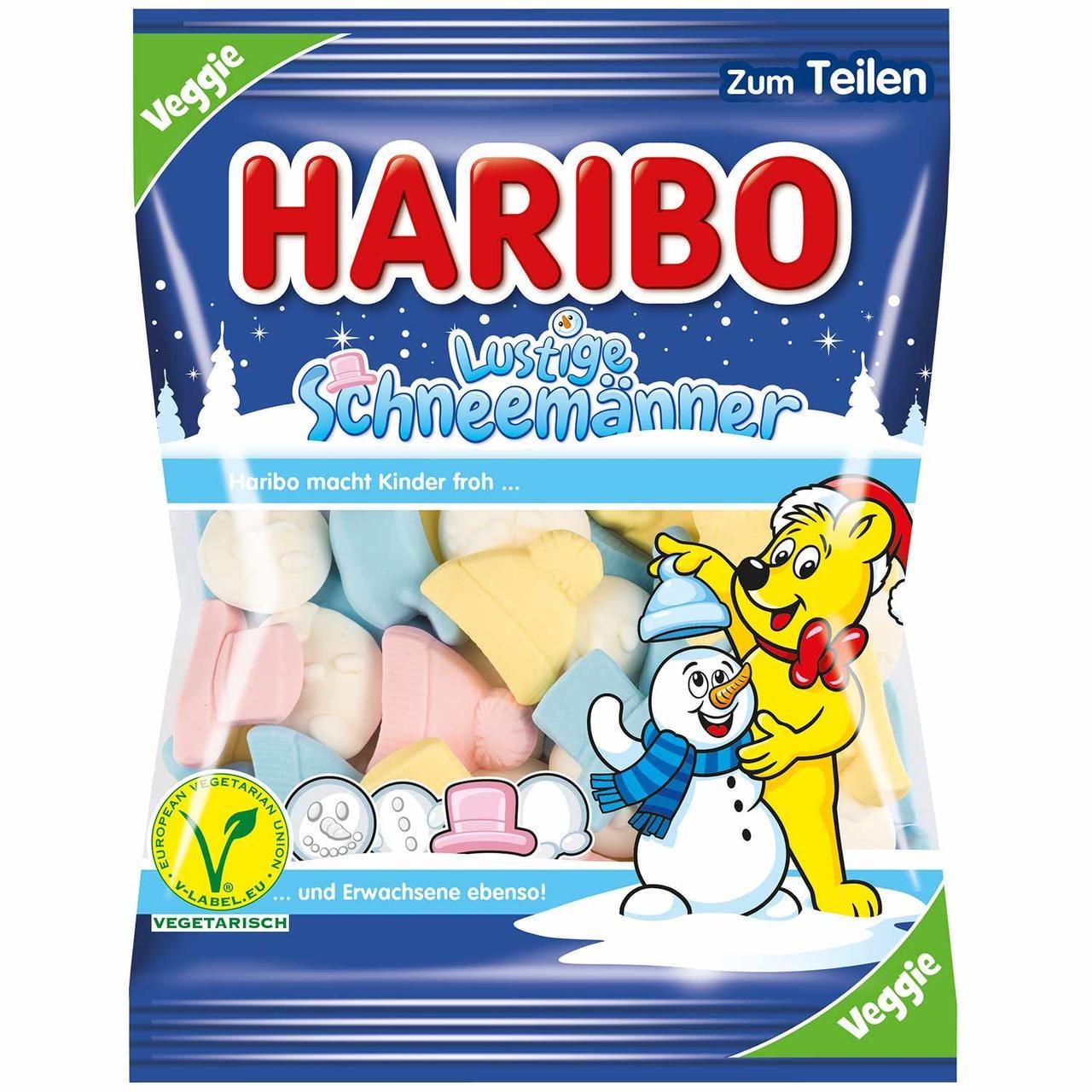 Конфеты желейные Haribo Lustige Schneemänner 175 г (1715677546)