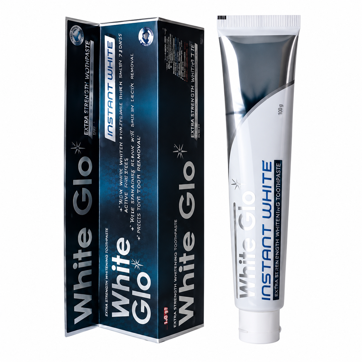 Зубная отбеливающая паста White Glo Instant White 100 г