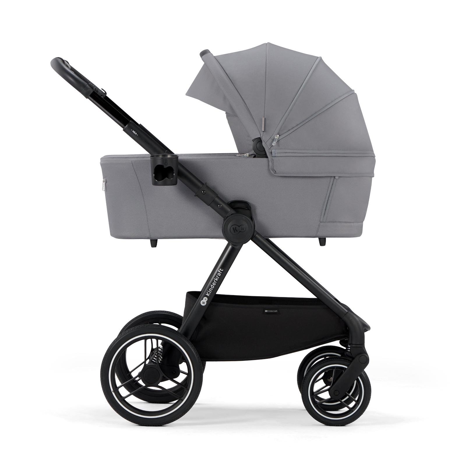 Коляска универсальная Kinderkraft Nea 2в1 Platinum Grey (KSNEA000GRY2000)