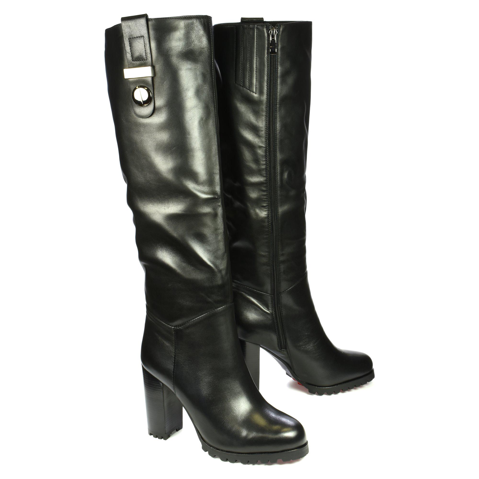 Ботфорти жіночі зимові Veritas р. 35 Чорний (011291-35) - фото 4 Ботфорти жіночі зимові Veritas р. 35 Чорний (011291-35) - фото 4