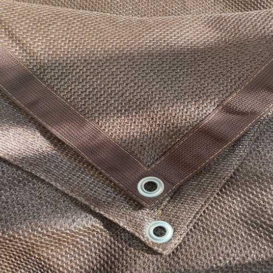 Сетка затеняющая Growtex с люверсами 95% 1,5х10 м Коричневый - фото 3 Сетка затеняющая Growtex с люверсами 95% 1,5х10 м Коричневый - фото 3