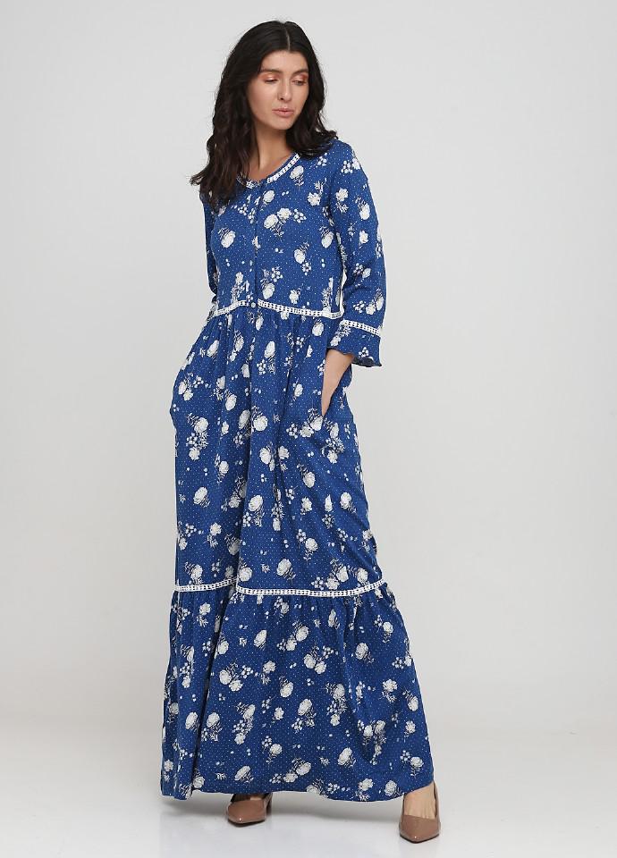 Халат Wild Love M Синий (82443)