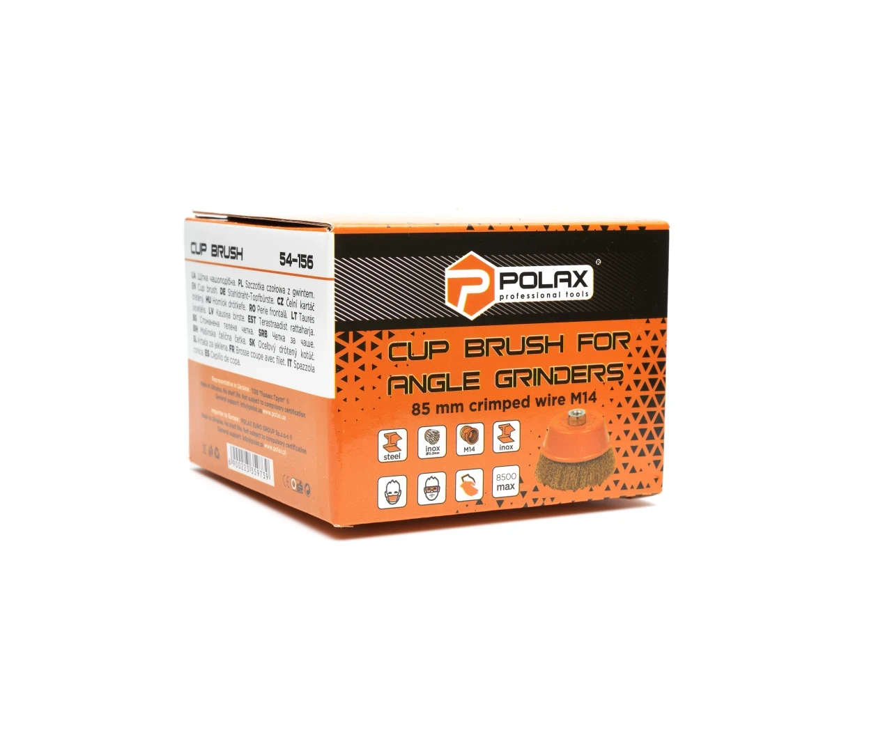 Щетка чашеобразная для УШМ рифленая M14 85 мм (27734122) - фото 2 Щетка чашеобразная для УШМ рифленая M14 85 мм (27734122) - фото 2