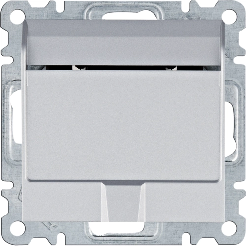 Выключатель карточный Hager Lumina Серебряный (WL0512)
