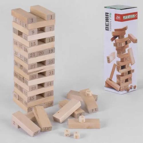 Игра деревянная 4FUN Game Club Wood Башня в коробке (72154) - фото 3