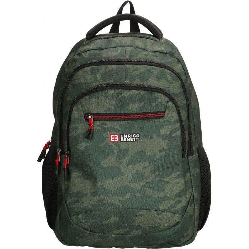 Городской рюкзак Enrico Benetti Stockholm с отделением для ноутбука 17,3" 25 л Green (Eb62082 023)