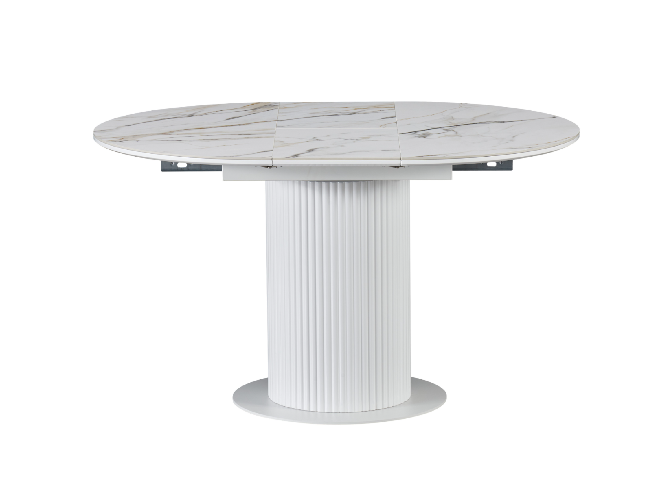 Обідній стіл розсувний Vetro Mebel Маре 1000/1330х760 мм Калакатта голд/Білий (TML-1330) - фото 2 Обідній стіл розсувний Vetro Mebel Маре 1000/1330х760 мм Калакатта голд/Білий (TML-1330) - фото 2