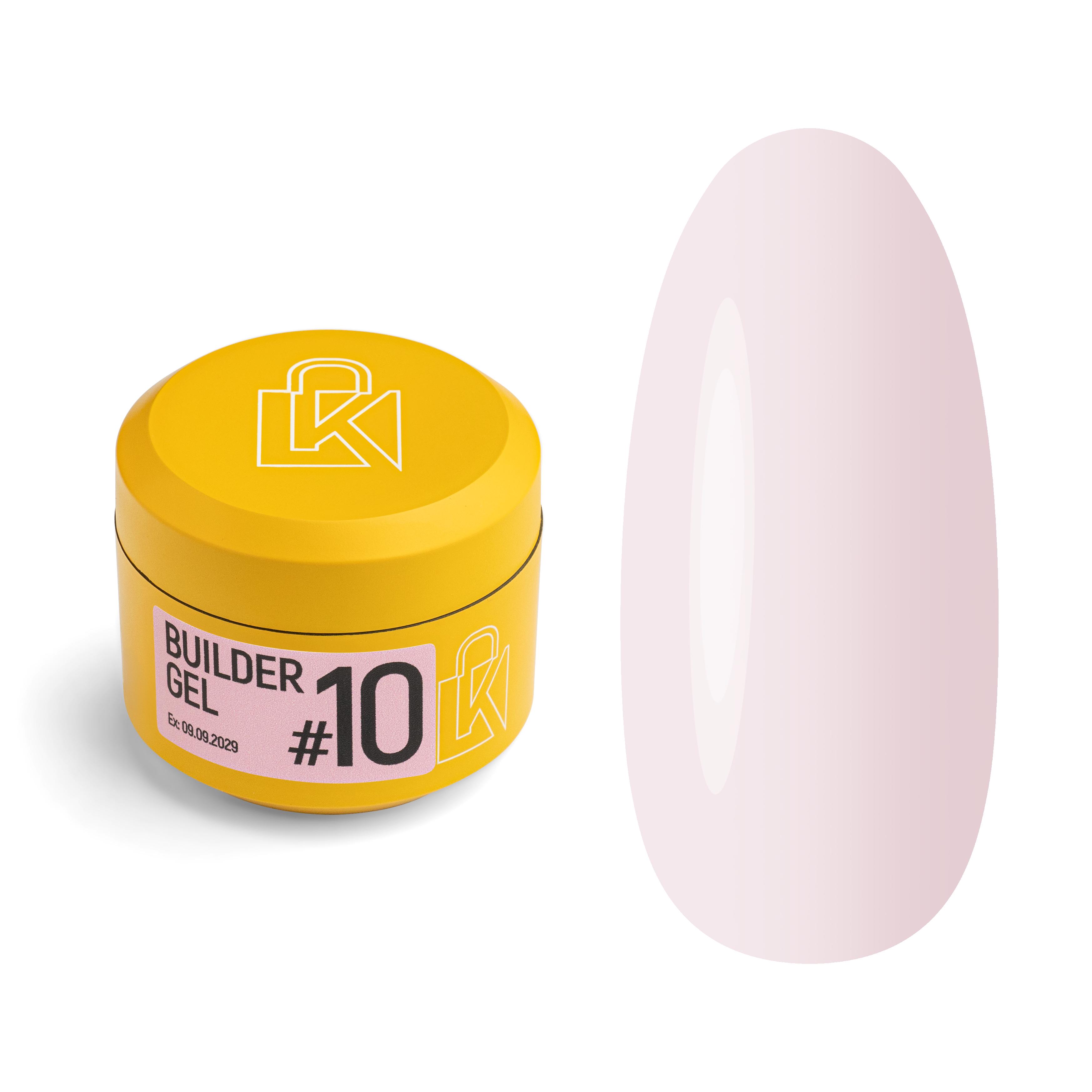 Гель для наращивания Kupiuviti Builder Gel №10 30 мл