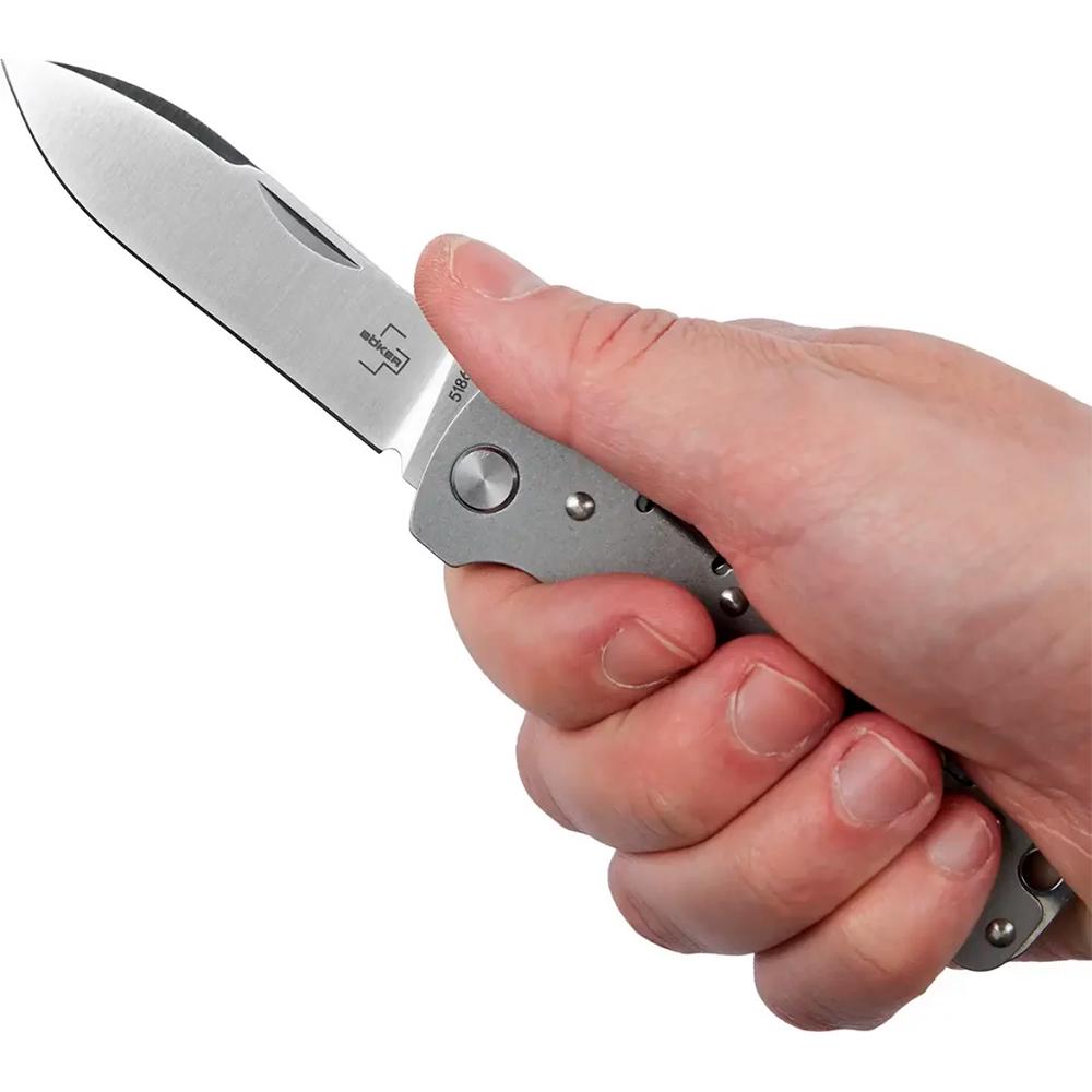 Туристичний ніж Boker Plus Atlas Backlock Droppoint (01BO865) - фото 5