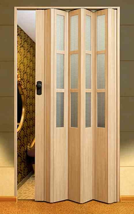 Дверь-гармошка Vinci Decor Simfonia 860x2030 мм Мускатный орех