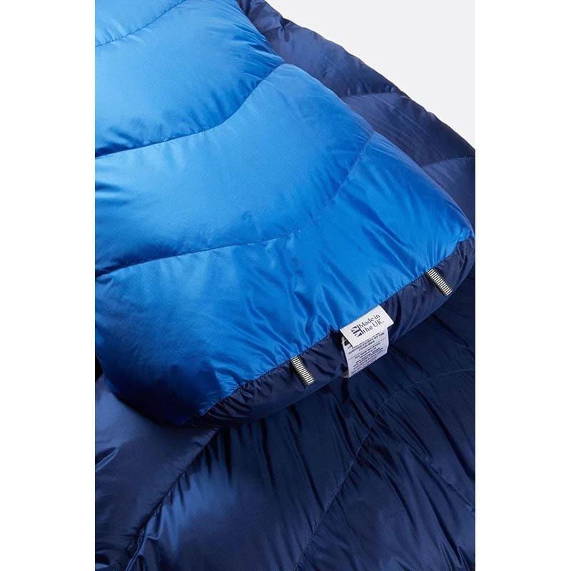 Спальный мешок Rab Neutrino 400 -7°C 185 см Regular Right Zip Nightfall Blue (RB QSM-90-NFB-REG-RZ) - фото 5