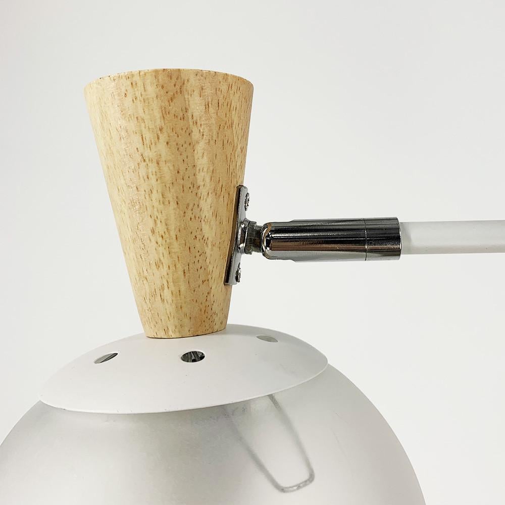 Люстра на 5 плафонів з елементами дерева Білий (51899/5) - фото 6 Люстра на 5 плафонів з елементами дерева Білий (51899/5) - фото 6