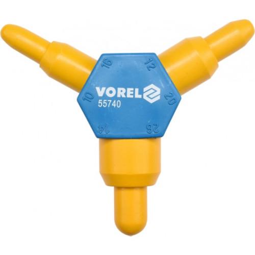 Калібратор до труб PEX-AL-PEX VOREL Ø 10x16/12x20/14x26 мм (5388)