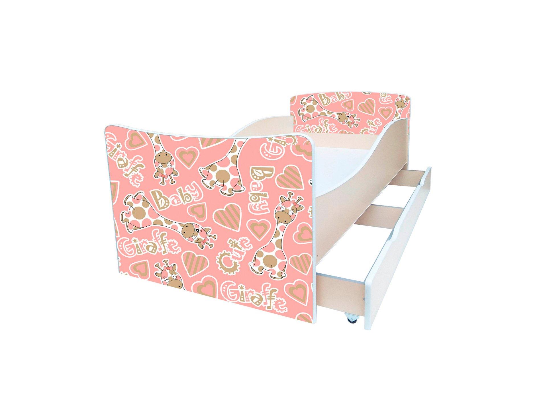 Кровать детская Viorina-Deko Kinder 17 с ящиком ламинированное ДСП 80х170 см Белый