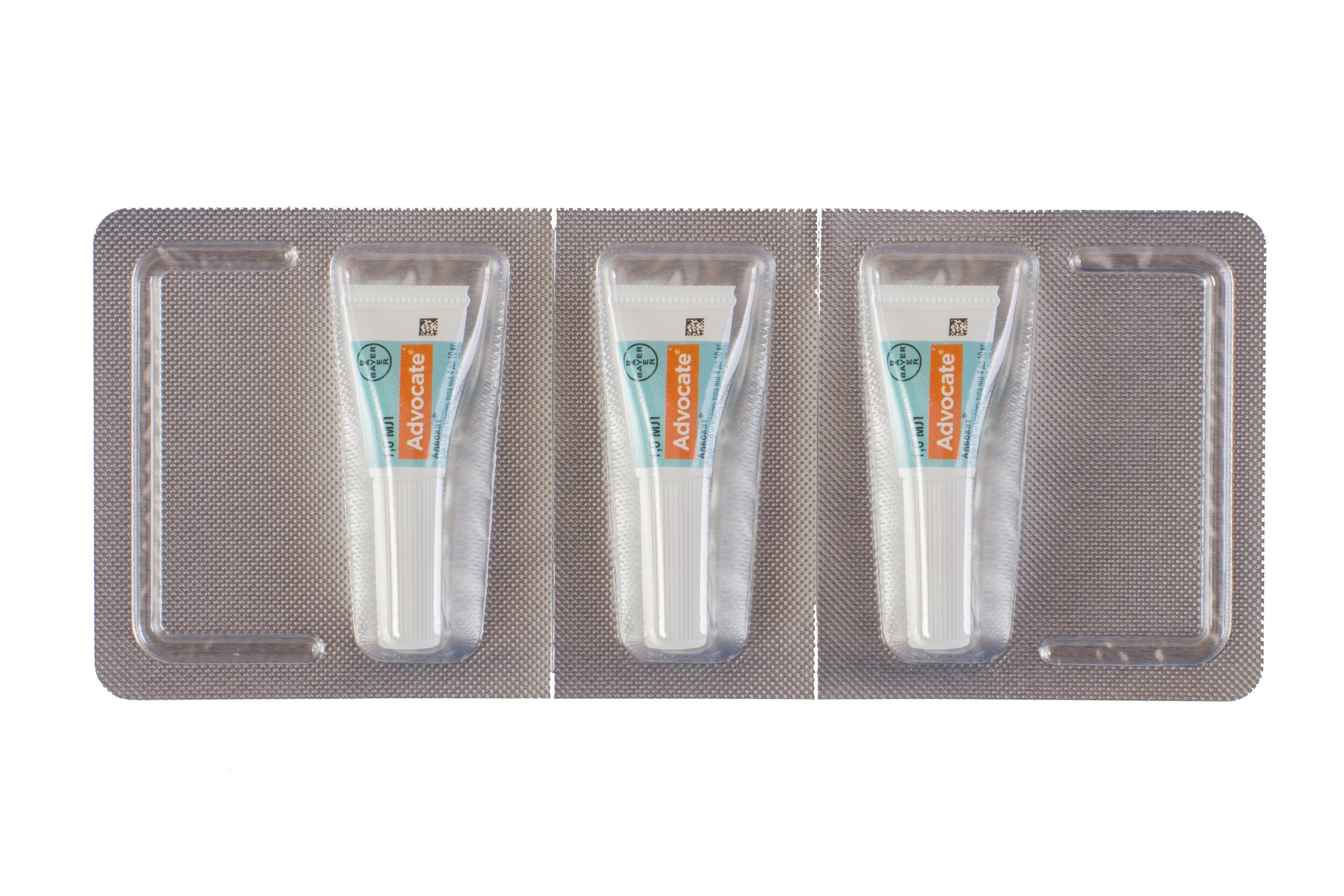 Краплі Bayer Адвокат від заражень ендо та екто паразитами для собак 4-10 кг 3 піпетки (4007221037392/4007221017530) - фото 4 Краплі Bayer Адвокат від заражень ендо та екто паразитами для собак 4-10 кг 3 піпетки (4007221037392/4007221017530) - фото 4