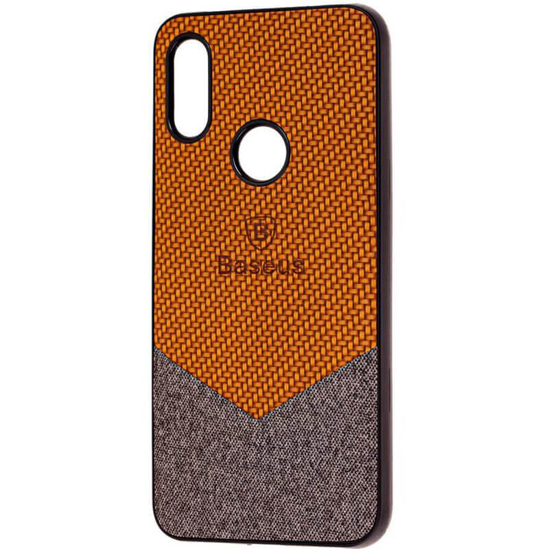 TPU чехол Baseus Сolor textile для Xiaomi Redmi 7 Коричневый