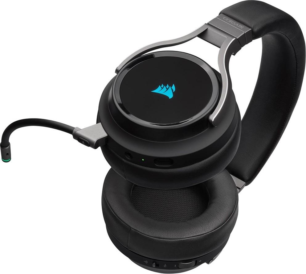 Наушники Corsair Virtuoso RGB Wireless Black (21042432) - фото 4 Наушники Corsair Virtuoso RGB Wireless Black (21042432) - фото 4