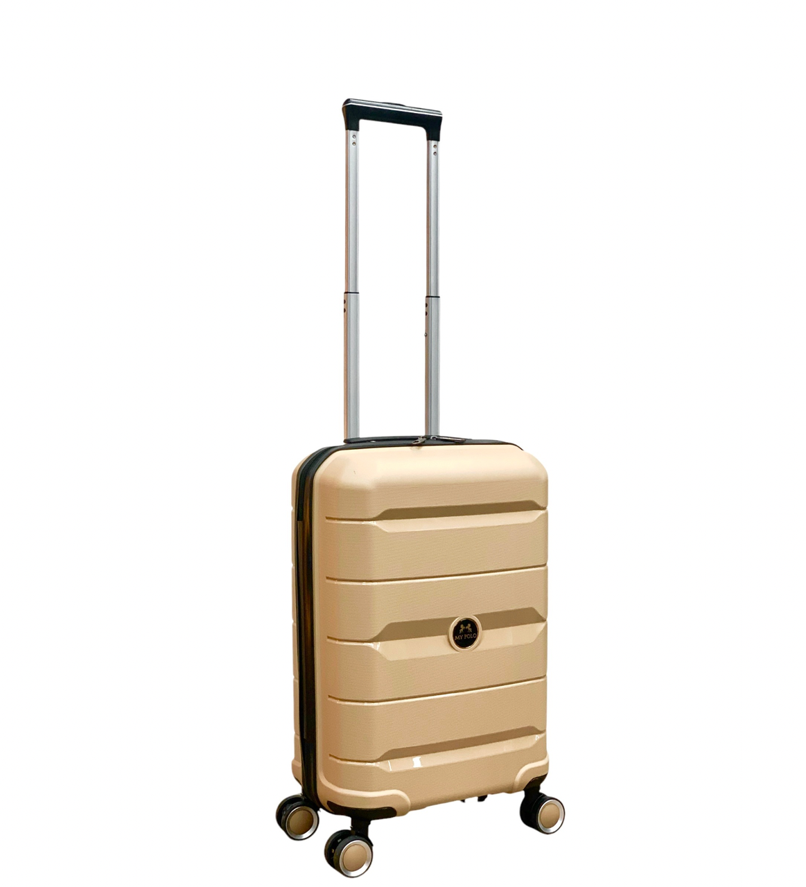 Валіза my Polo PP006-S поліпропілен ручна поклажа на 4-х подвійних колесах маленька S 50 л - фото 1