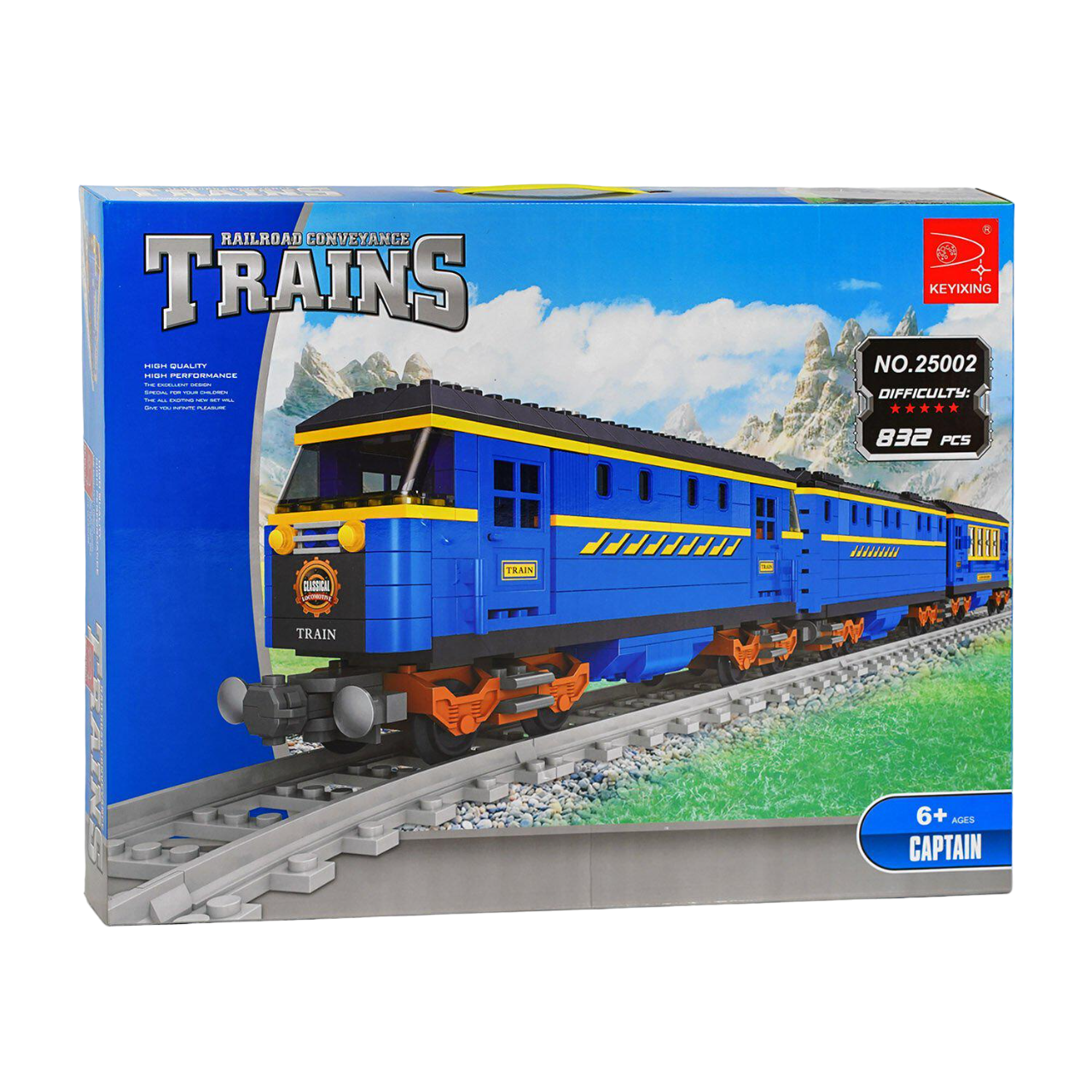 Конструктор Ausini Поезд 832 детали (25002)