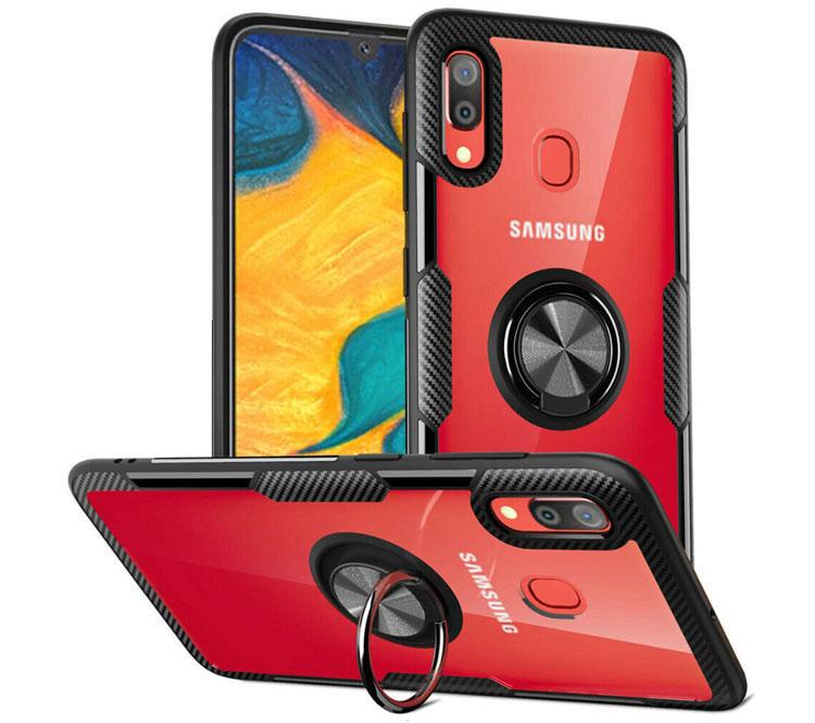 Чохол Primolux Ring Magnetic Stand для Samsung Galaxy A30 2019 SM-A305F Black (1097041152) - фото 3