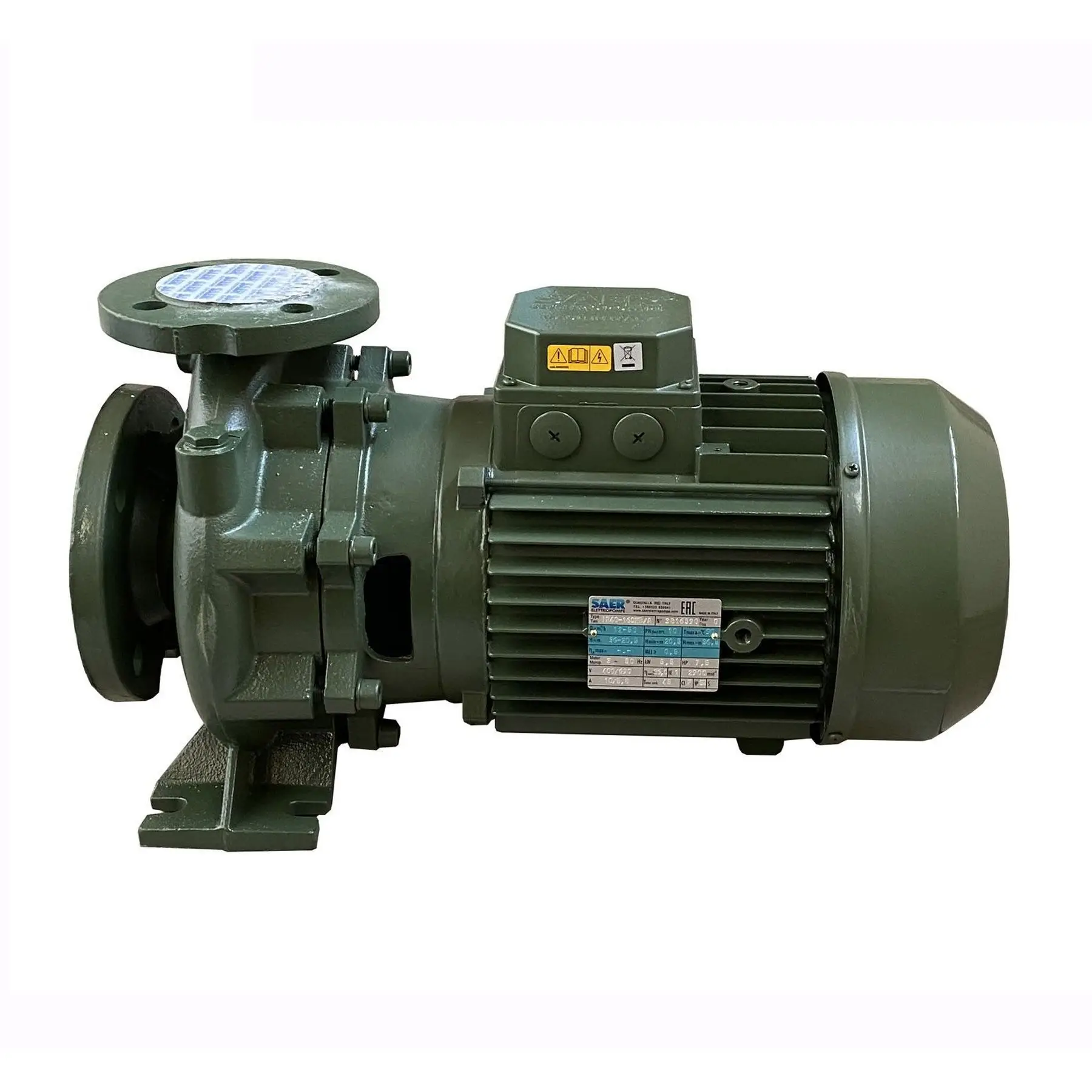 Поверхностный насос моноблочный SAER IR 40-160NB/A 5,5 кВт 50 м3/ч 36,7 м (GSR-000019007)