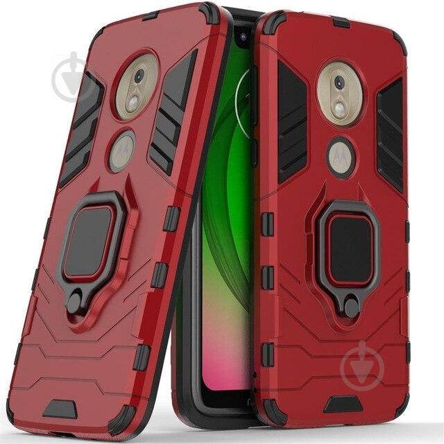 Чехол Ring Armor для Motorola Moto G7 Play Red (arbc6925) - фото 1