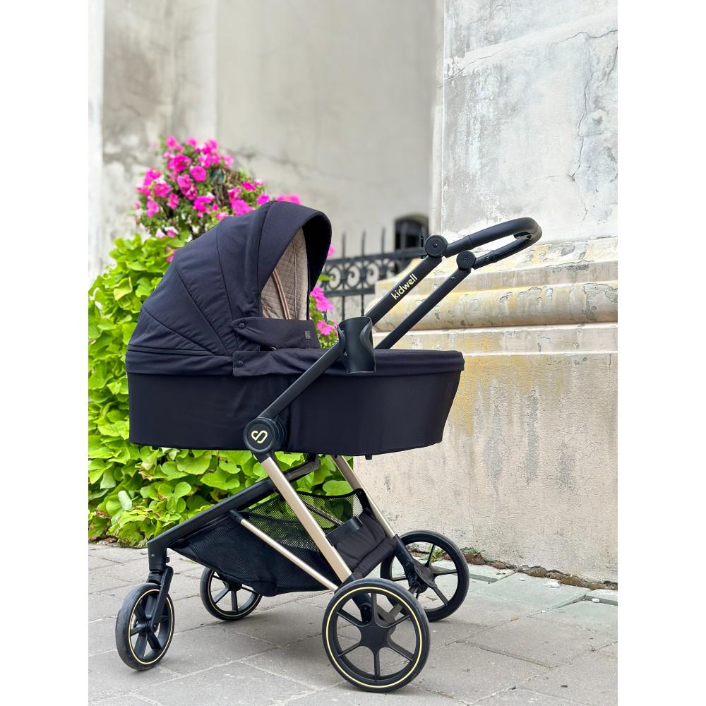 Коляска универсальная Kidwell VELMONT 2в1 Black/Gold (PH00159)