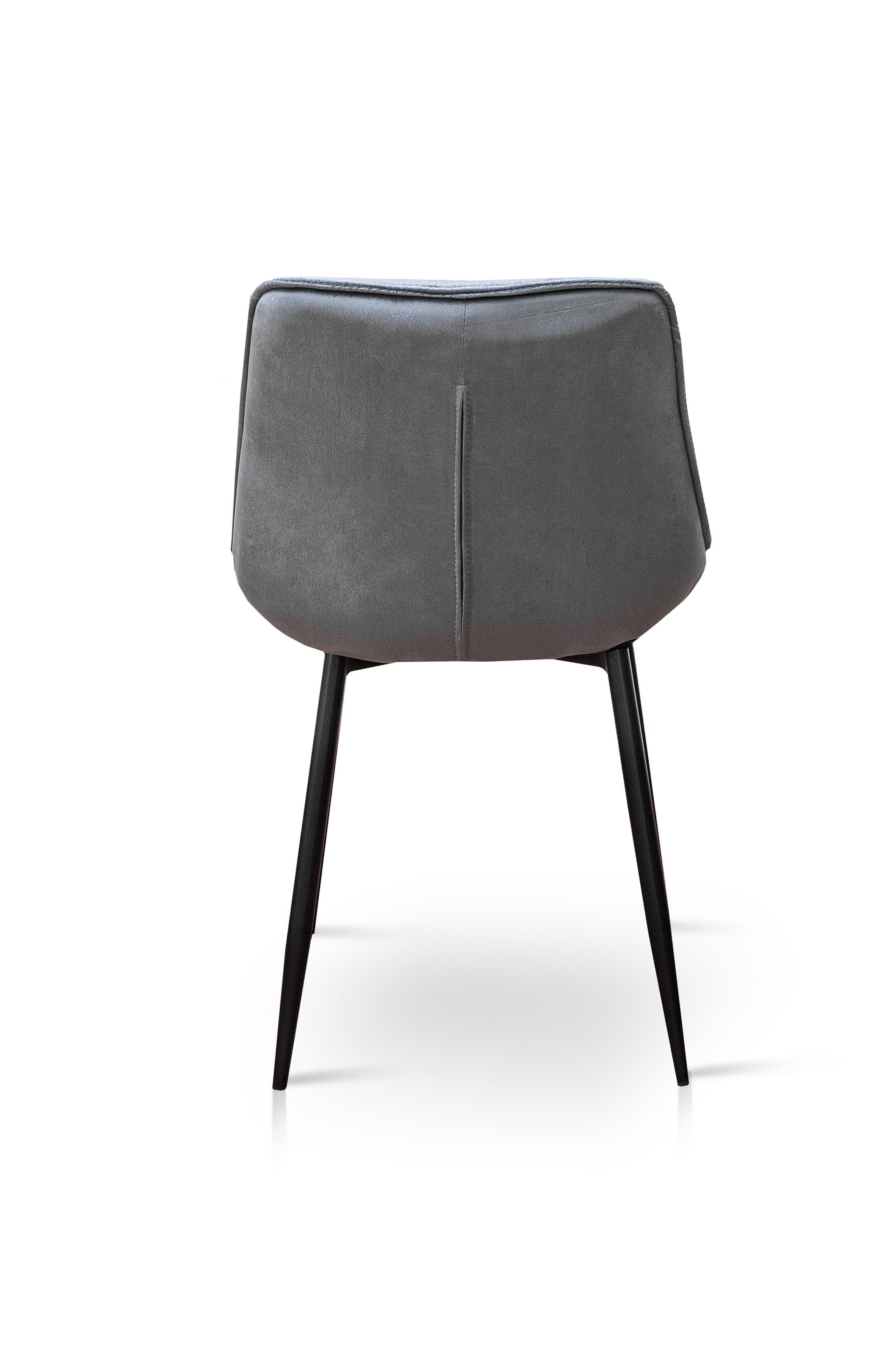 Стілець для кухні та вітальні ГРЕЙС Прадо 490х890х500 мм Чорний/Сірий (GAА0053275) - фото 5 Стілець для кухні та вітальні ГРЕЙС Прадо 490х890х500 мм Чорний/Сірий (GAА0053275) - фото 5