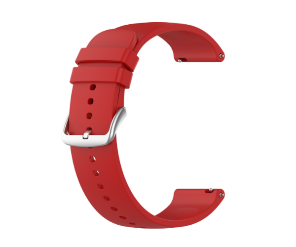 Ремешок Silicone для смарт-часов Amazfit Cheetah/Cheetah Pro/Amazfit Cheetah Pro Run/Amazfit Cheetah Round 22 мм Красный