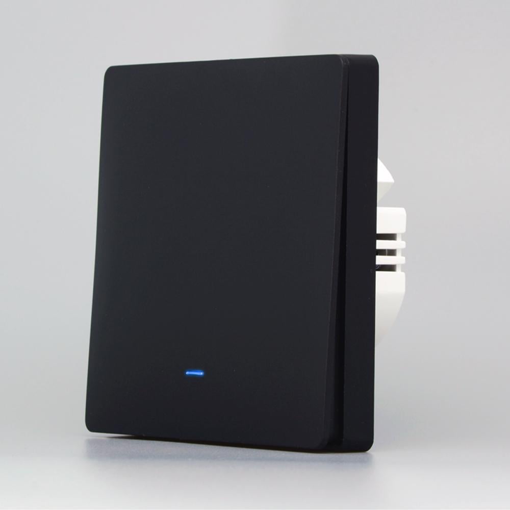 Вимикач Tuya Wi-Fi 1 клавіша Чорний