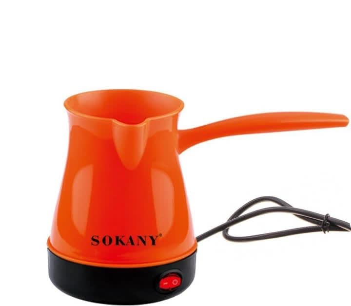 Электрическая турка Sokany Deluxe SK-205 500 мл 600 Вт Оранжевый (30312435)