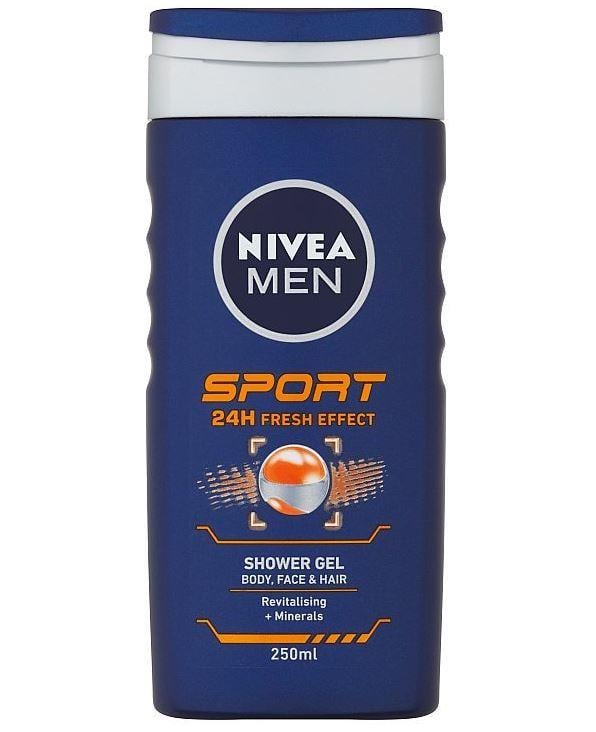 Гель для душу NIVEA чоловічий Спорт 250 мл (4005808782444)