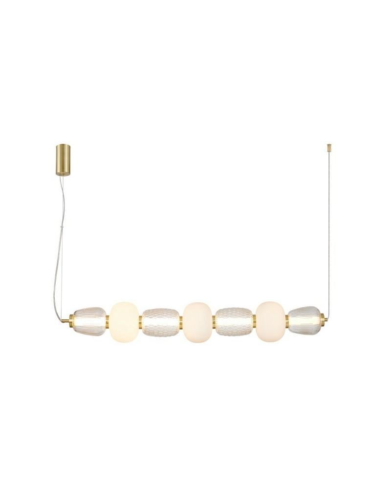 Светильник подвесной Italux PND-98374-42W-GD Eris LED 1x42W 3000K 7029Lm IP20 Золотой (36318173)
