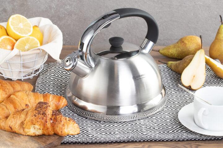 Чайник с свистком для индукционной плиты Edenberg EB-2446 из нержавеющей стали 3 л Черный (2530556647)